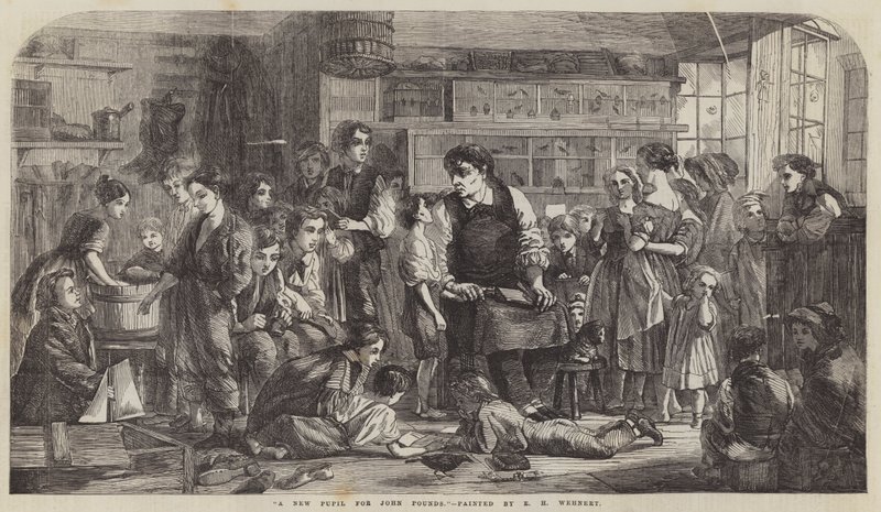 A New Pupil for John Pounds by Edward Henry Wehnert