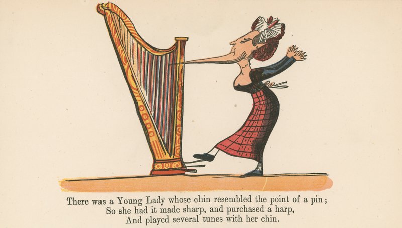 There Was a Young Lady Whose Chin Resembled the Point of a Pin, from 