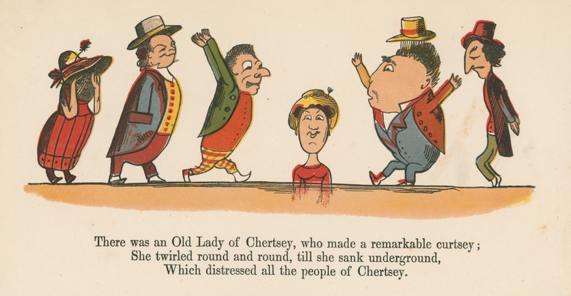 There Was an Old Lady of Chertsey, Who Made a Remarkable Curtsey, from 