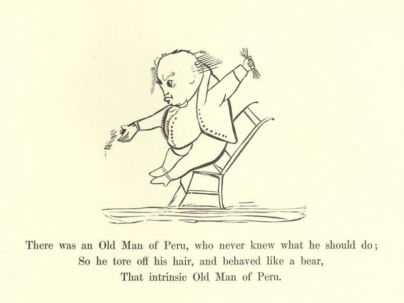 There was an Old Man of Peru, Who Never Knew What He Should Do by Edward Lear