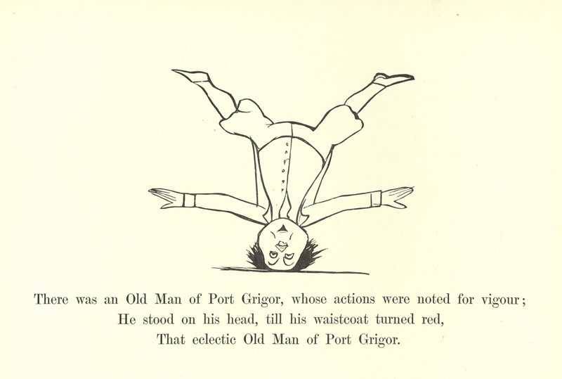 There was an Old Man of Port Grigor, whose Actions were Noted for Vigour by Edward Lear