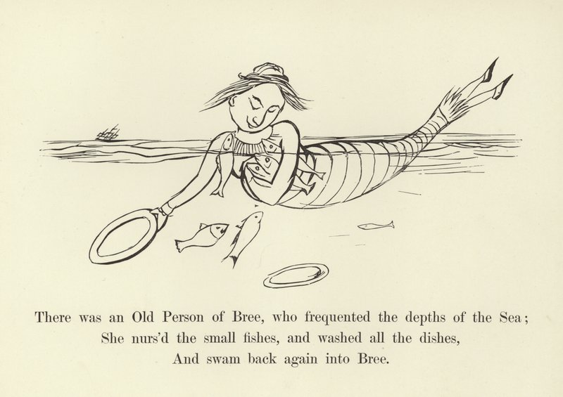 There Was an Old Person of Bree, Who Frequented the Depths of the Sea by Edward Lear