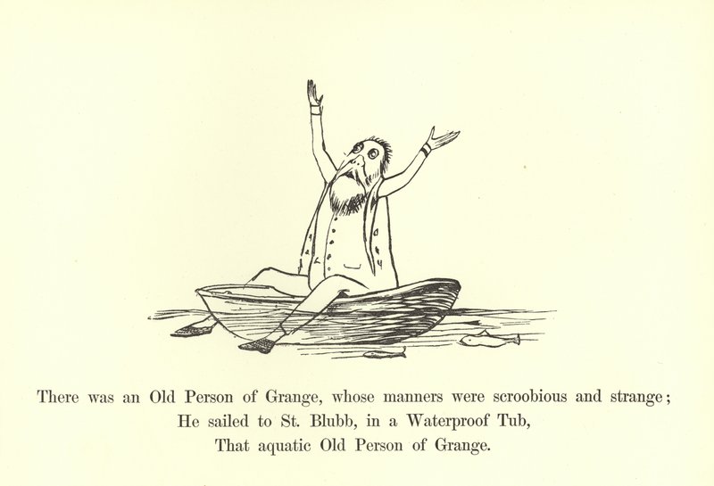 There was an Old Person of Grange, whose manners were scroobious and strange by Edward Lear