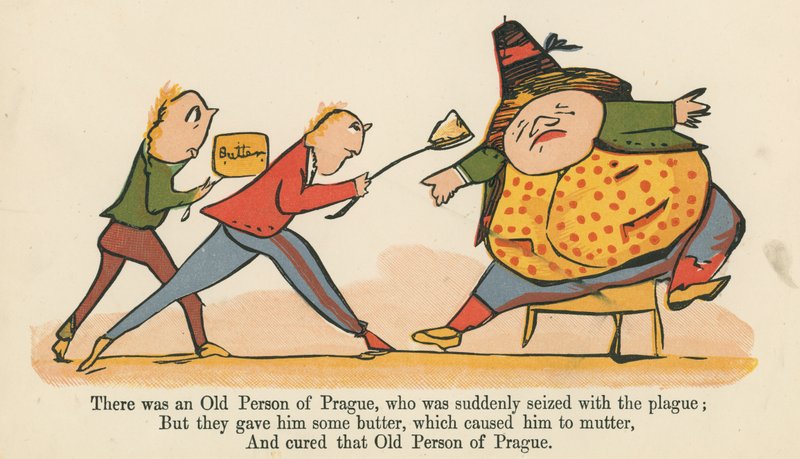 There Was an Old Person of Prague, Who Was Suddenly Seized with the Plague, from 