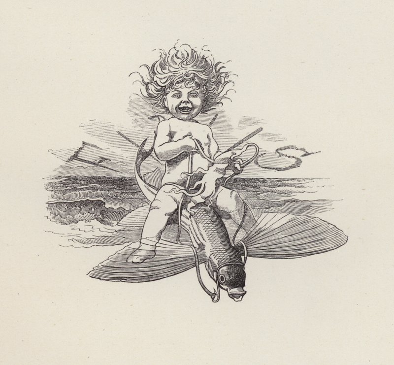 Illustration for The Water-Babies by Charles Kingsley by Edward Linley (after) Sambourne
