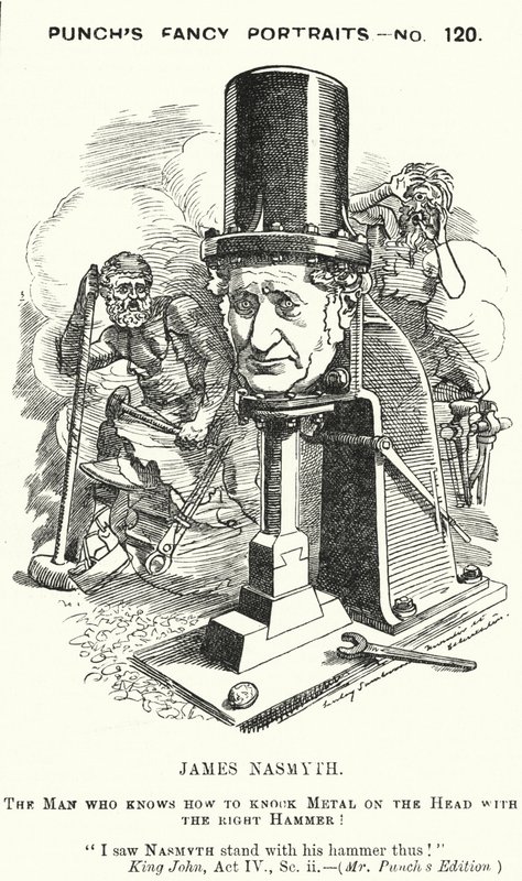 James Nasmyth, Scottish engineer and inventor of the steam hammer by Edward Linley (after) Sambourne