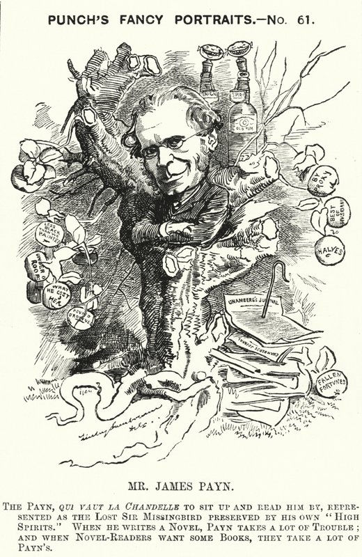 James Payn, English Novelist (engraving) by Edward Linley (after) Sambourne