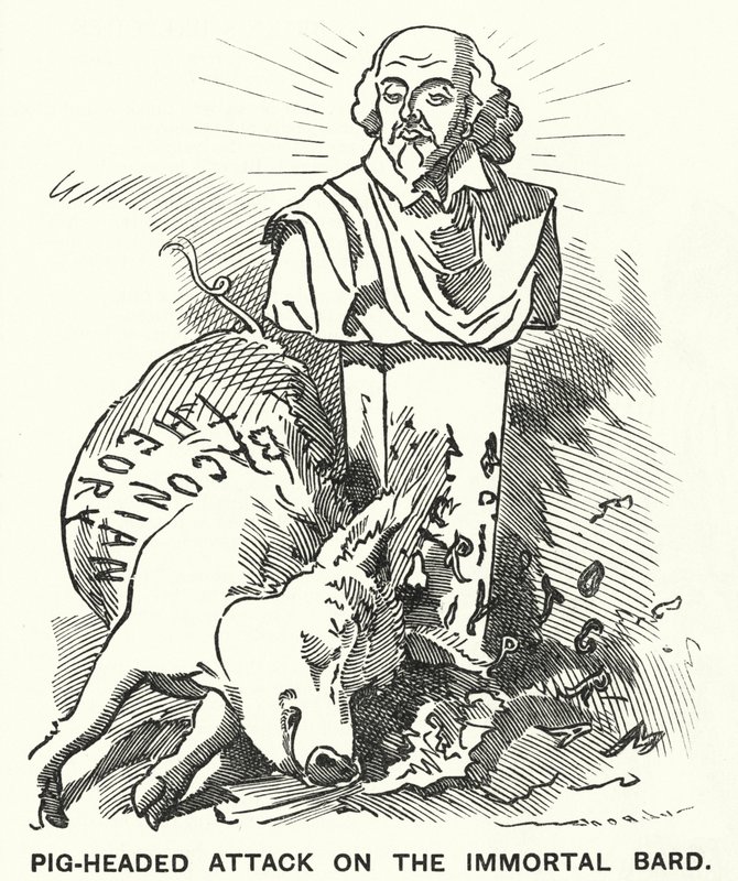 Pig-headed Attack on the Immortal Bard - the theory that William Shakespeare
