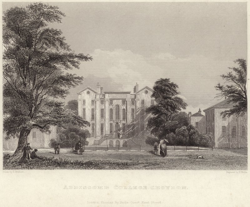 Addiscombe College in Croydon by Edward Pritchett