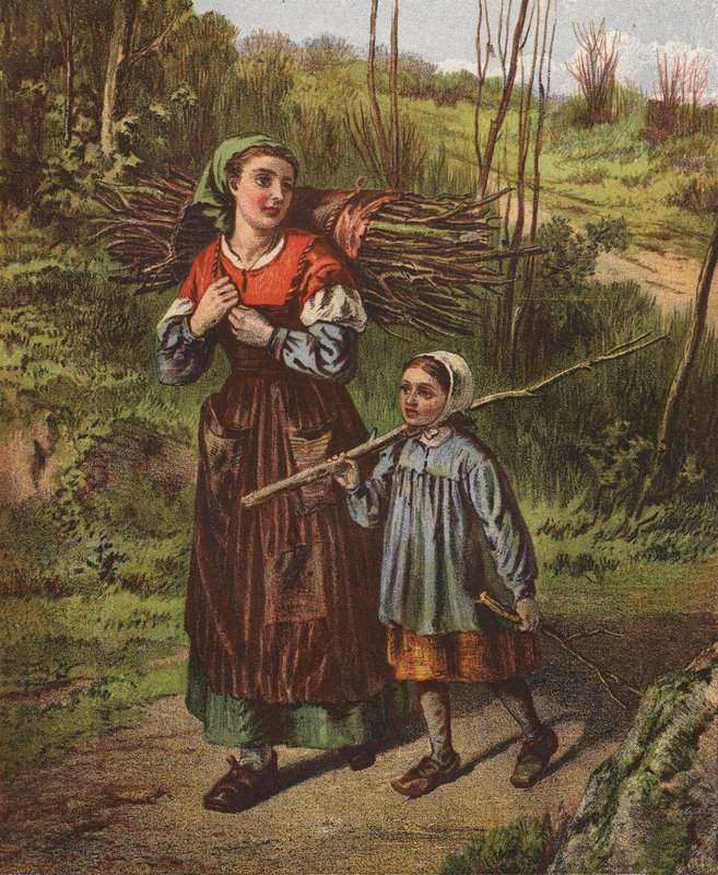 Faggot Gatherers, Brittany by Edward Sherard Kennedy