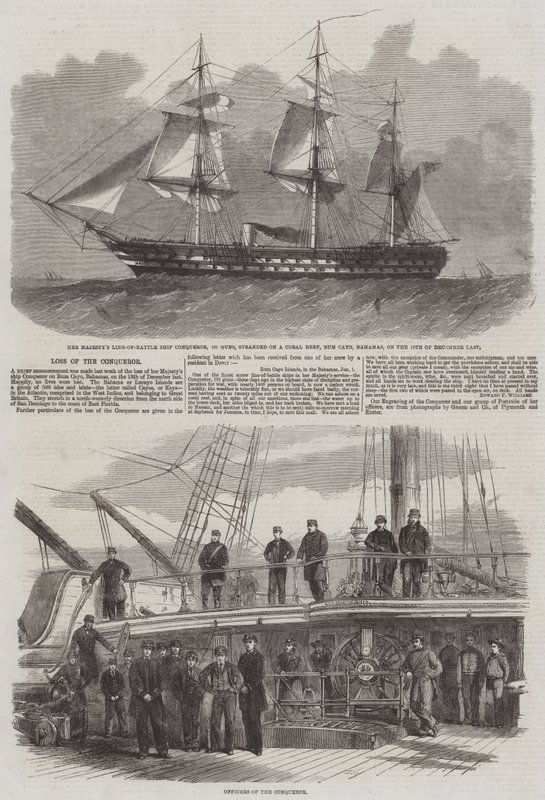 Loss of the Conqueror by Edwin Weedon