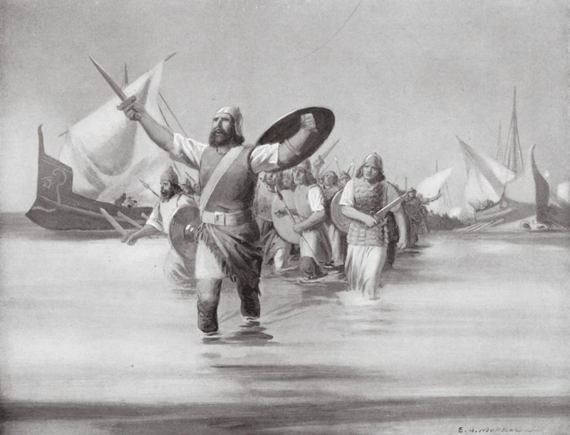 Sidonians landing at the Site of Carthage by Edwin A. Morrow