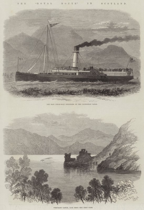 The Royal Route in Scotland by Edwin Weedon