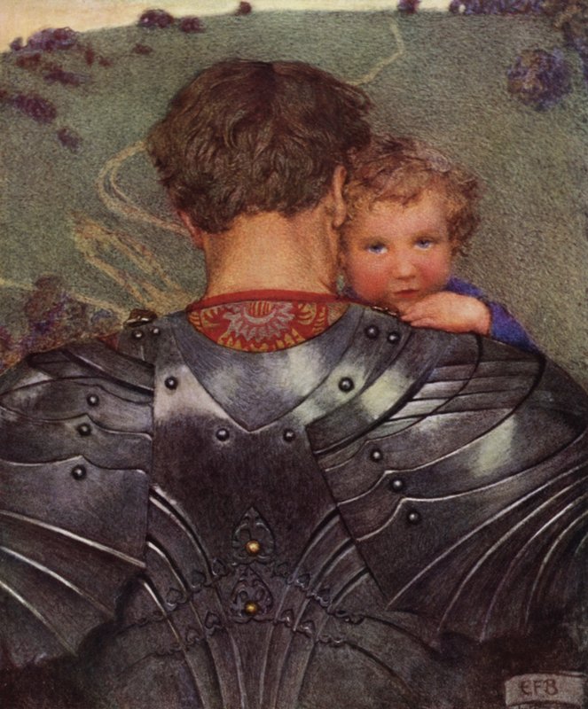 Although a Lion in the Field, a Lamb in Turn Thou Shalt Him Find by Eleanor Fortescue Brickdale
