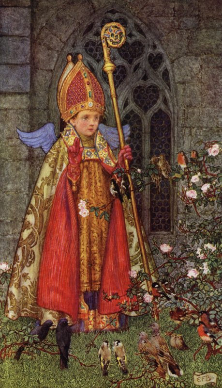 Hail, Bishop Valentine, Whose Day This Is! All the Air Is Thy Diocese, And All the Chirping by Eleanor Fortescue Brickdale