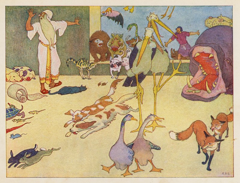 Noah's Ark: Confusion by Elmer Boyd Smith: Fine art print