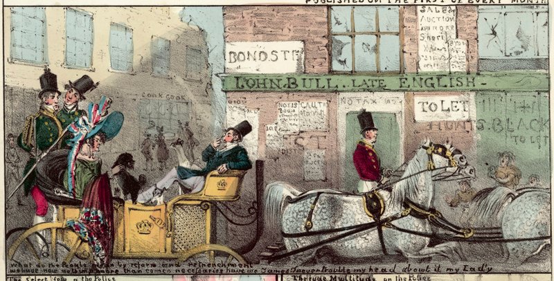 Bond Street, London by English School
