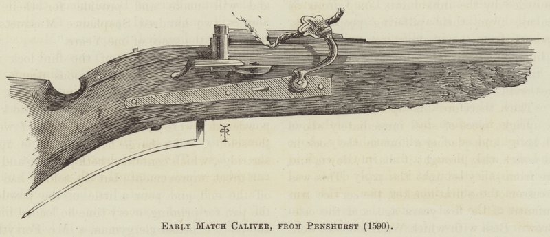 Early Match Caliver, from Penshurst (1590) by English School