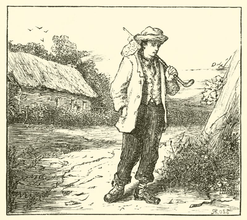 Hans Christian Anderson, on his way to Copenhagen by English School