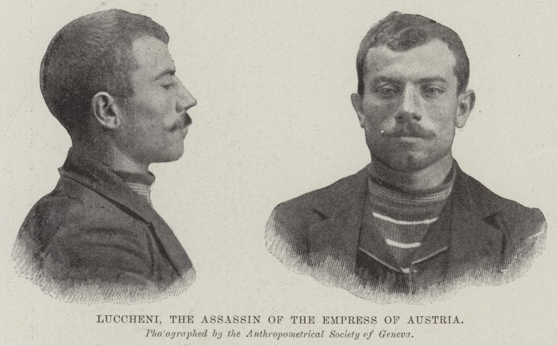 Luccheni, the Assassin of the Empress of Austria by English School