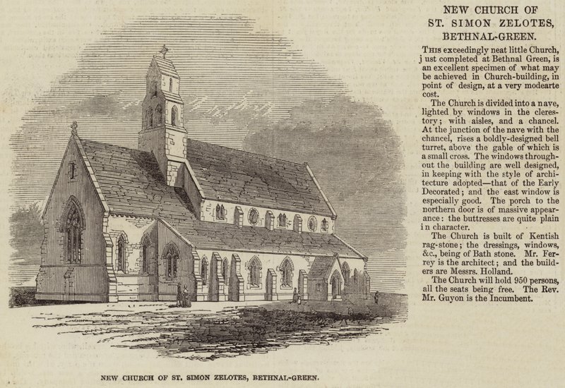 New Church of St Simon Zelotes, Bethnal-Green by English School