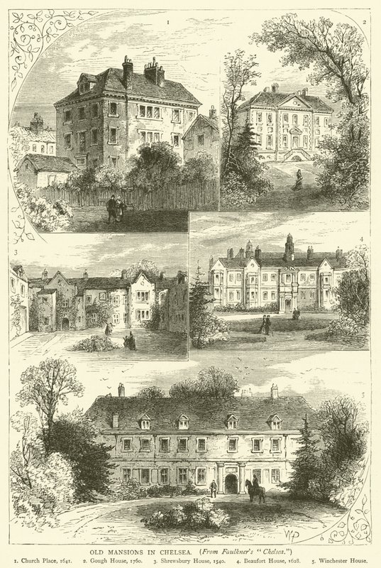 Old Mansions in Chelsea, from Faulkner
