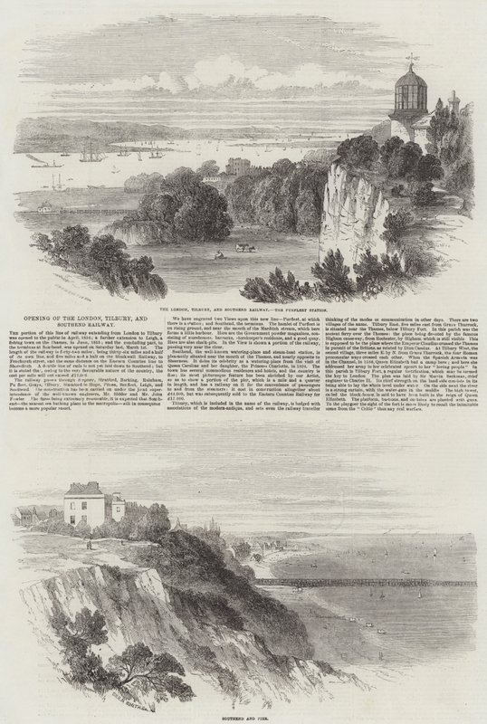 Opening of the London, Tilbury, and Southend Railway by English School