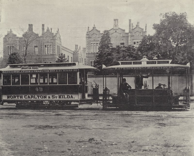 A Melbourne Tramcar by English Photographer