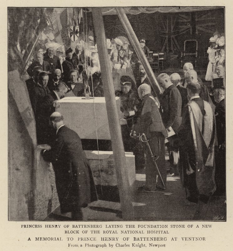 A Memorial to Prince Henry of Battenberg at Ventnor by English Photographer