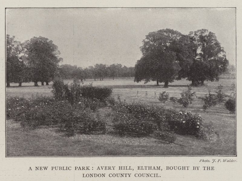 A New Public Park, Avery Hill, Eltham, bought by the London County Council by English Photographer