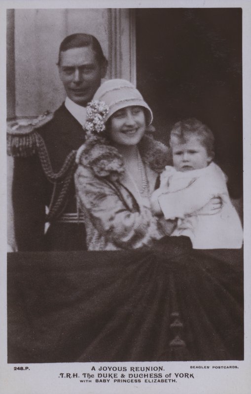 A joyous reunion, TRH The Duke and Duchess of York with baby Princess Elizabeth by English Photographer