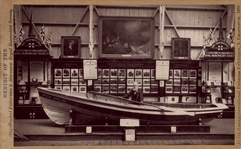 A model of the Grace Darling Boat by English Photographer