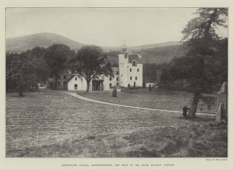 Abergeldie Castle, Aberdeenshire, the Seat of Mr. Hugh Mackay Gordon by English Photographer