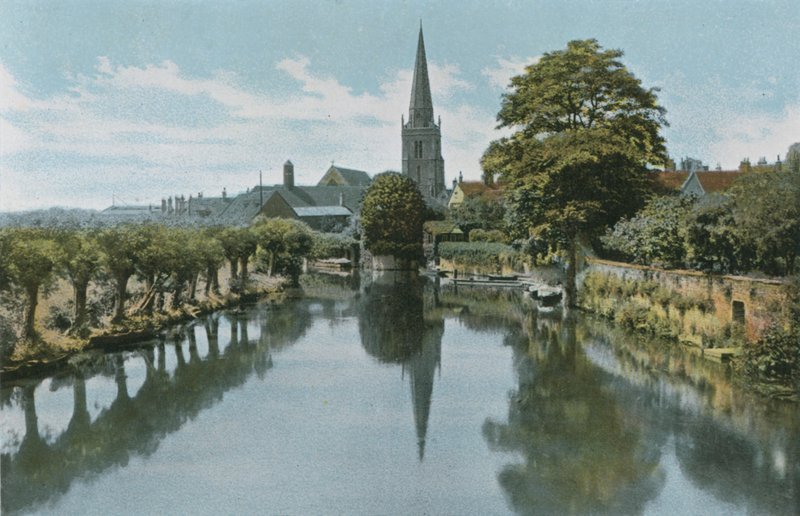 Abingdon, from the Bridge by English Photographer