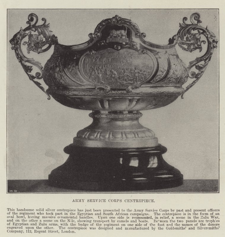 Army Service Corps Centrepiece by English Photographer