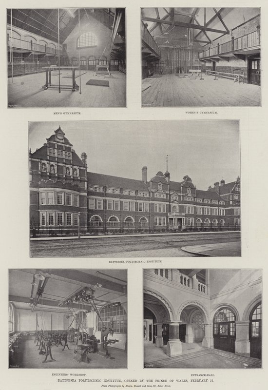 Battersea Polytechnic Institute, opened by the Prince of Wales, 24 February by English Photographer