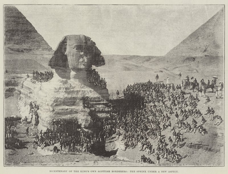 Bicentenary of the Kings Own Scottish Borderers, the Sphinx under a New Aspect by English Photographer