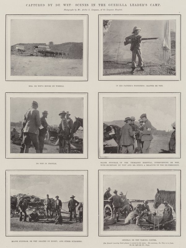 Captured by De Wet, Scenes in the Guerilla Leader