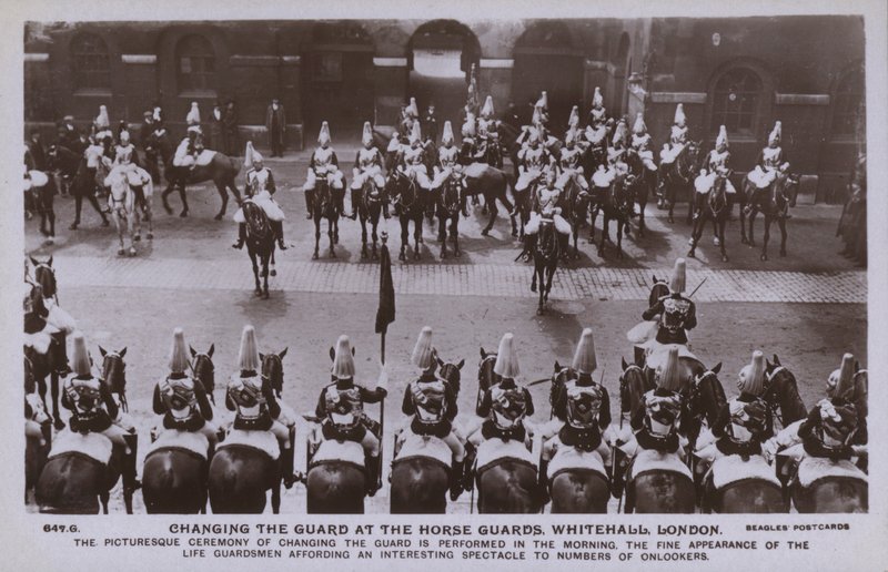 Changing the Guard, Horse Guards, Whitehall, London by English Photographer