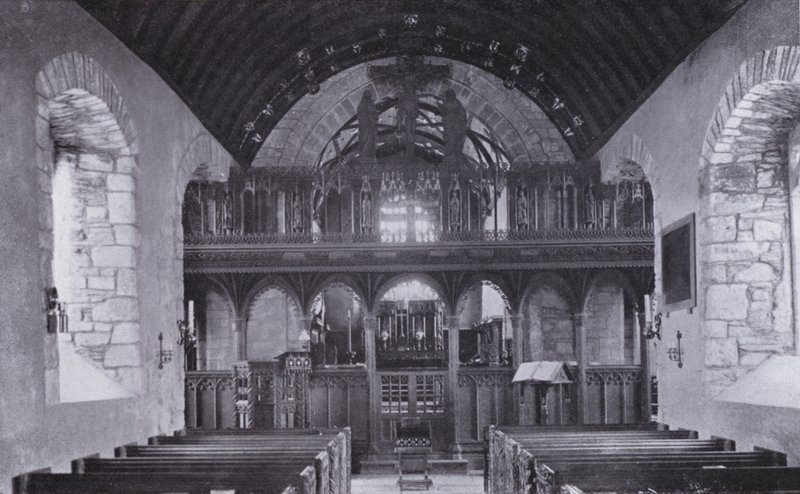 Cornwall: The Screen, St Crantock Church by English Photographer