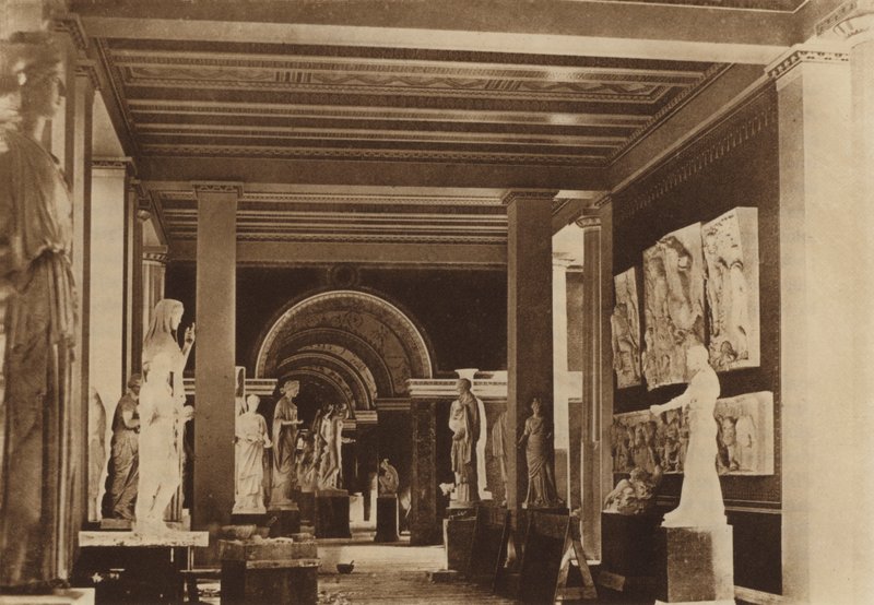 Corridor at the back of the Greek Court by English Photographer