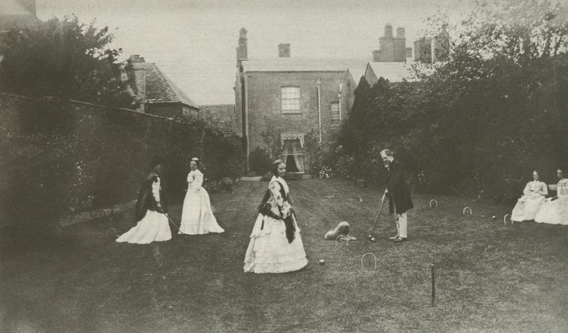 Croquet, in late Victorian England by English Photographer