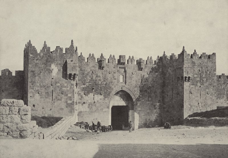 Damascus Gate, opening towards Nazareth by English Photographer