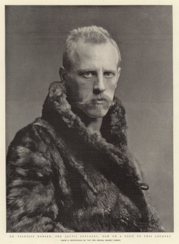 Dr Fridtjof Nansen, the Arctic Explorer, Now on a Visit to This Country by English Photographer