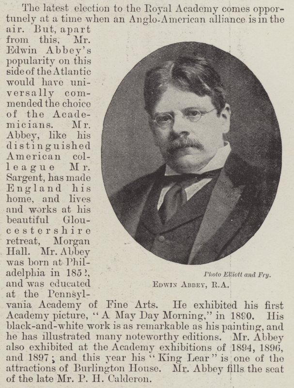 Edwin Abbey, RA by English Photographer