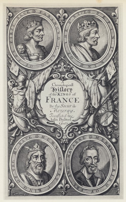 F Eudes de Mezeray, A Chronologicall History of the Kings of France, Tr J Bulteel, T N for T Basset, etc 1683 by English Photographer