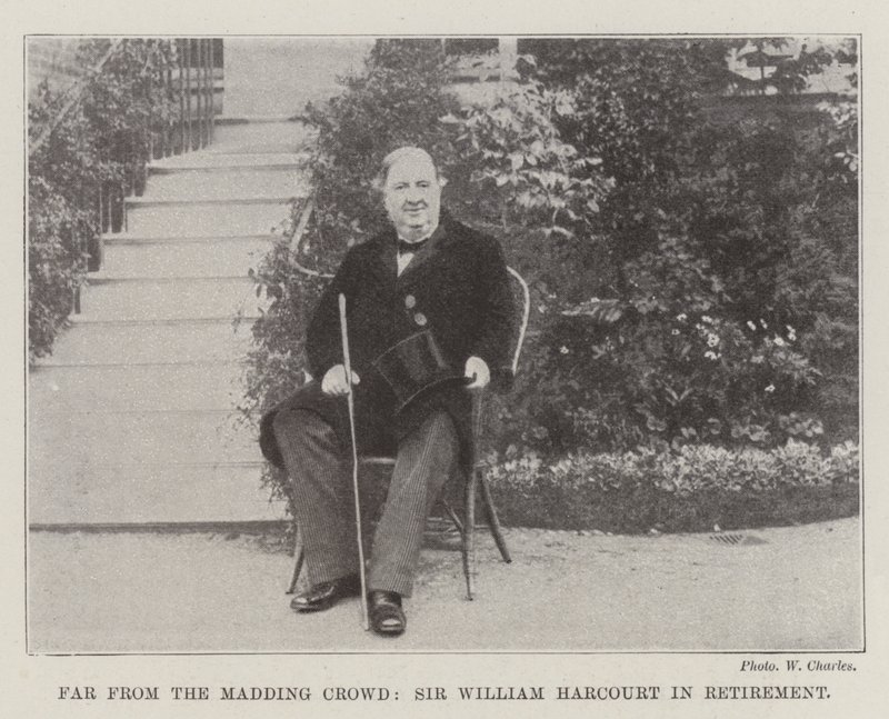 Far from the Madding Crowd, Sir William Harcourt in Retirement by English Photographer