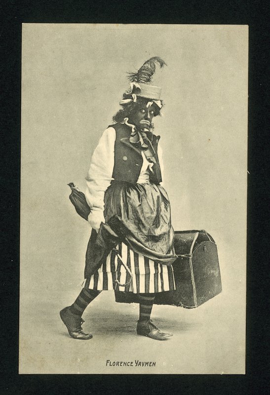Florence Yaymen, English Music Hall Comedienne and Dancer by English Photographer