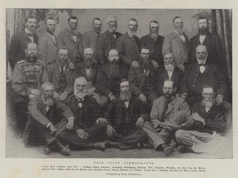 Free State Commandants by English Photographer