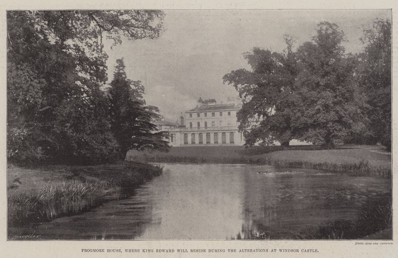 Frogmore House, Where King Edward Will Reside During the Alterations at Windsor Castle by English Photographer